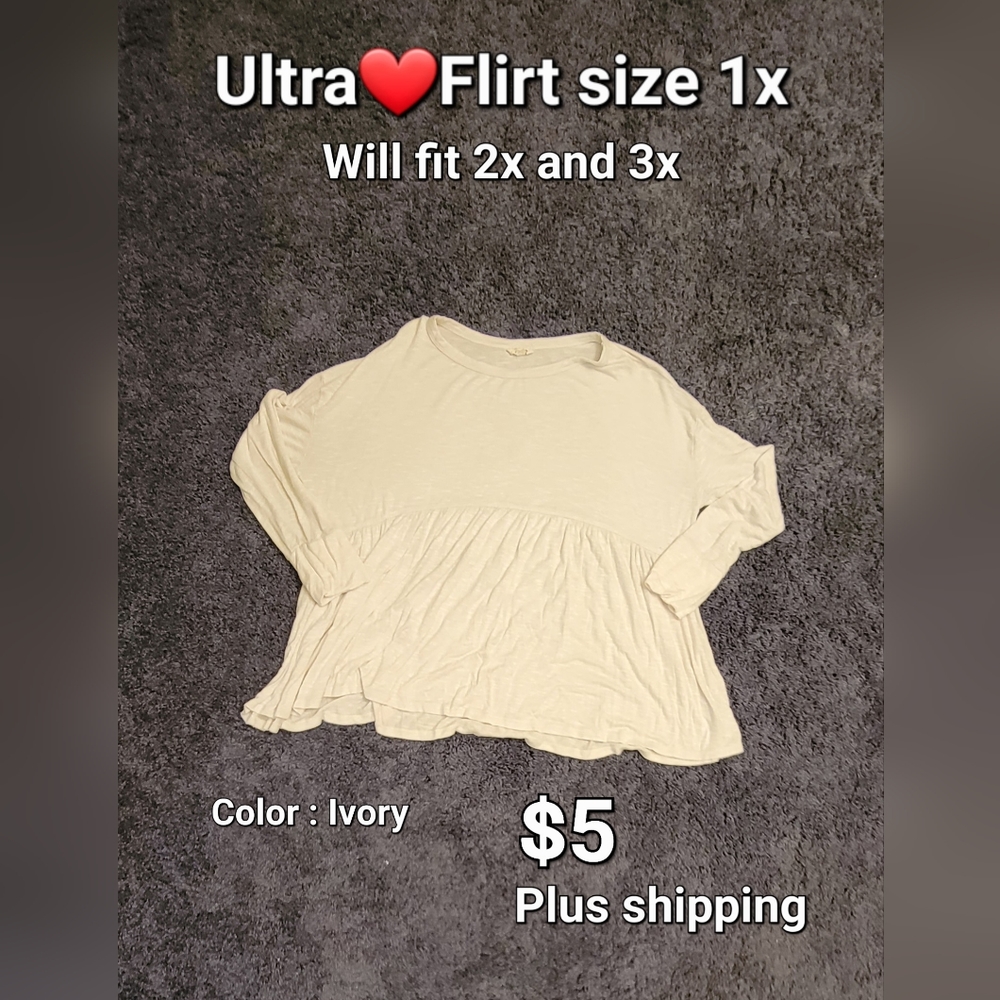 Ivory babydoll shirt